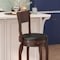 Flash Furniture Nichola Classic Open Back Swivel Pub Barstool w/Wood Frame & LeatherSoft Seat, Espresso/Black ES-NT2-29-ESP-GG - alternate 5